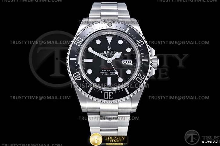 0711 HighQuality ROLSD0105 – Seadweller 126600 43mm SS SS Single Red ARF V4 A 1002